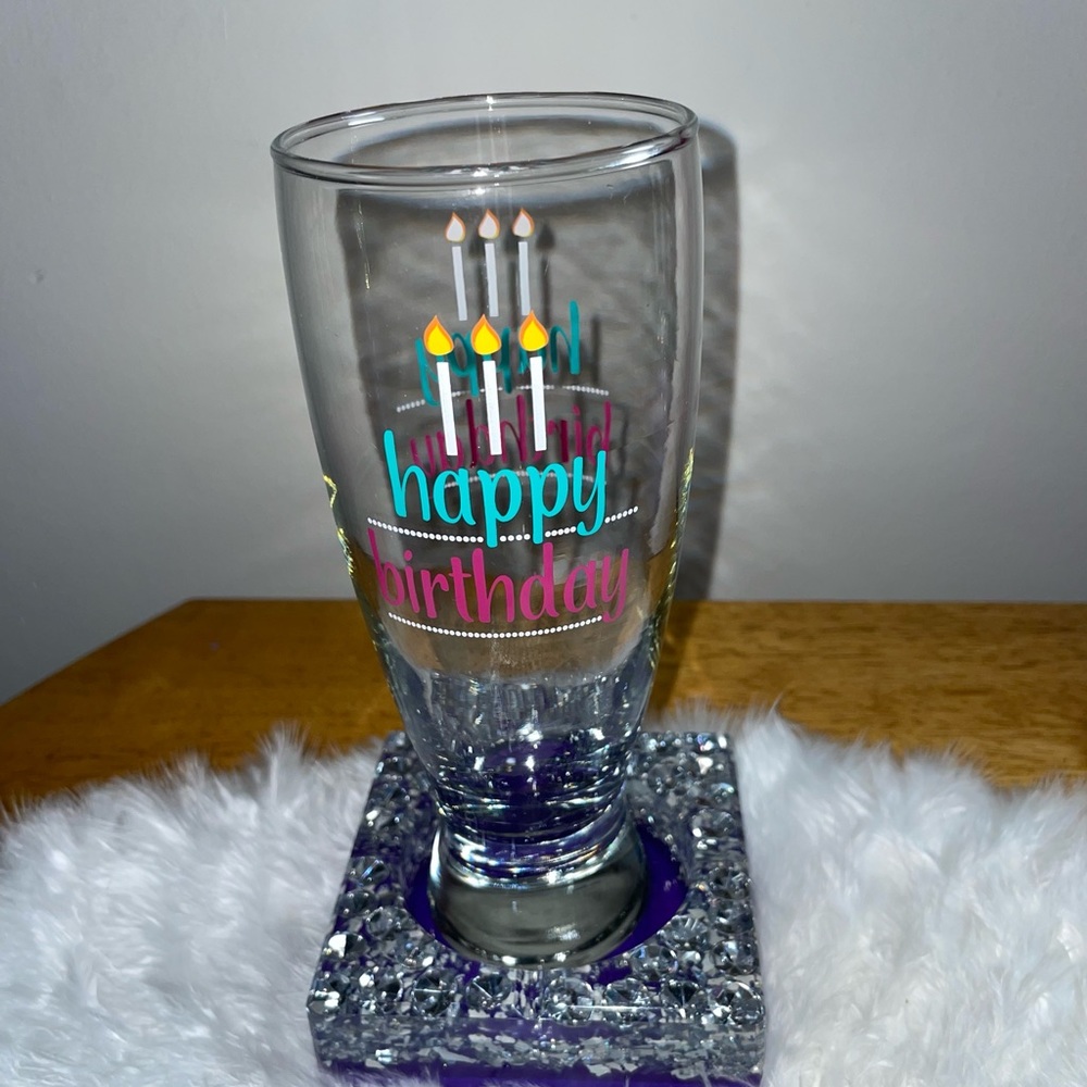 Purple Bling Coaster
